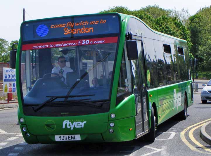 Trent Barton Optare Versa Spondon Flyer 806